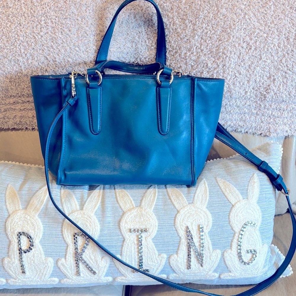 Teal Coach handbag - Picture 2 of 6